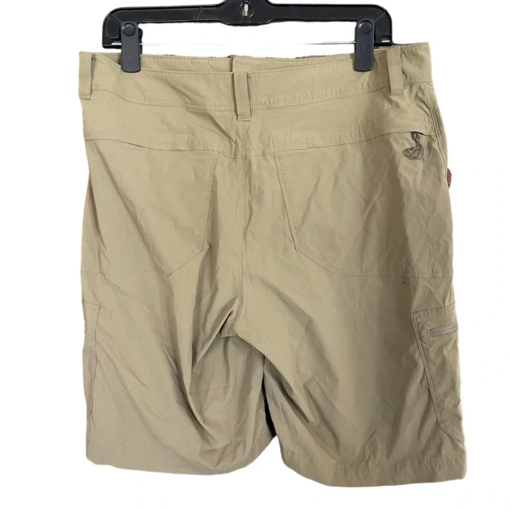 L.L.Bean‎ Mens Tan Cargo Performance Stretch Shorts 34